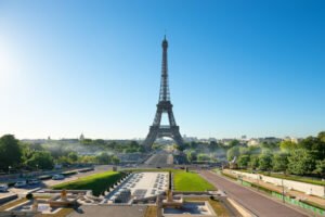 Paris and its iconic Eiffel Tower