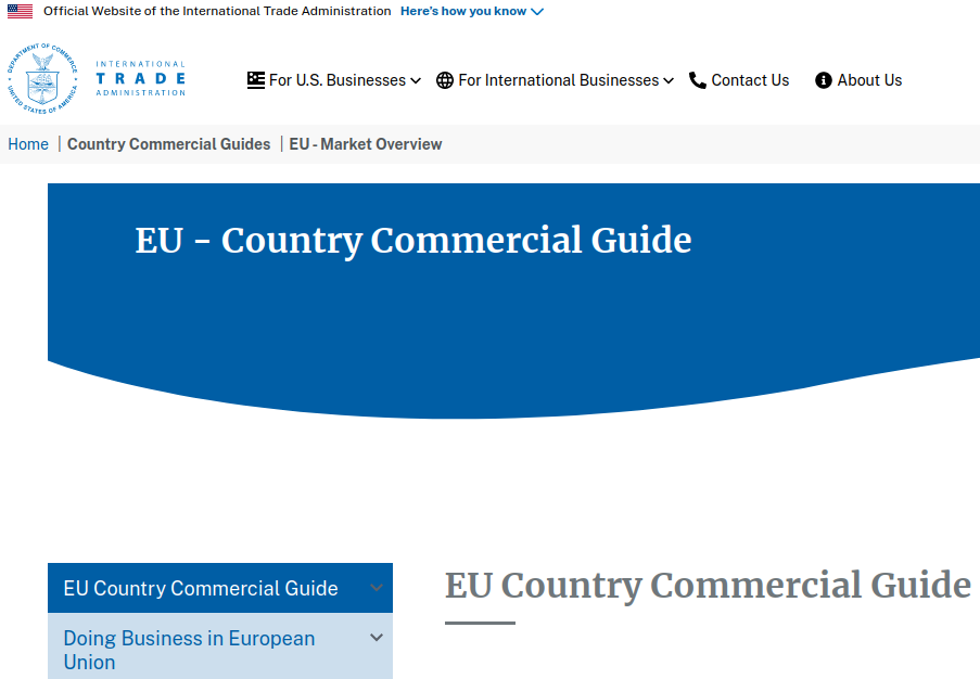 International Trade Administration - European Union Treatment